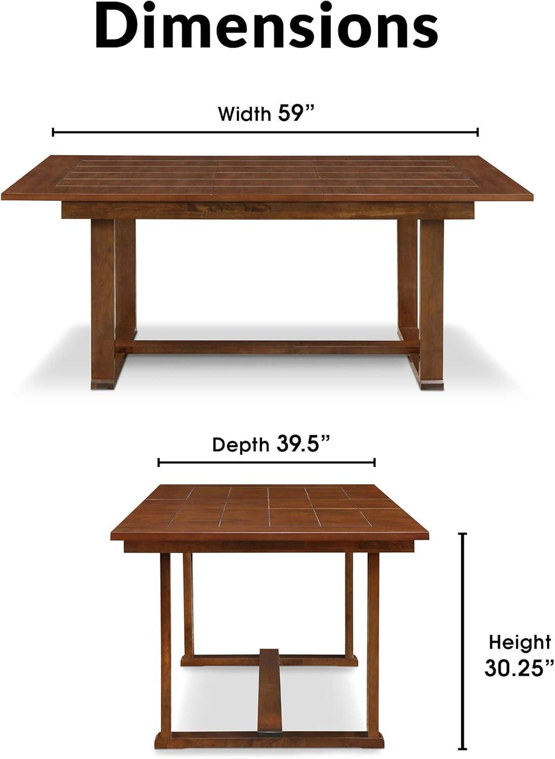 Wesley ClickDecor Wesley Extendable Dining Table