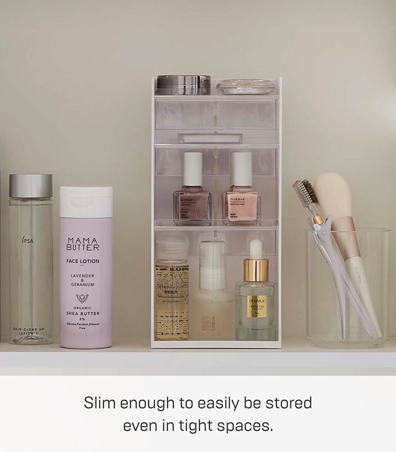 Yamazaki Home Tower Makeup Organizer