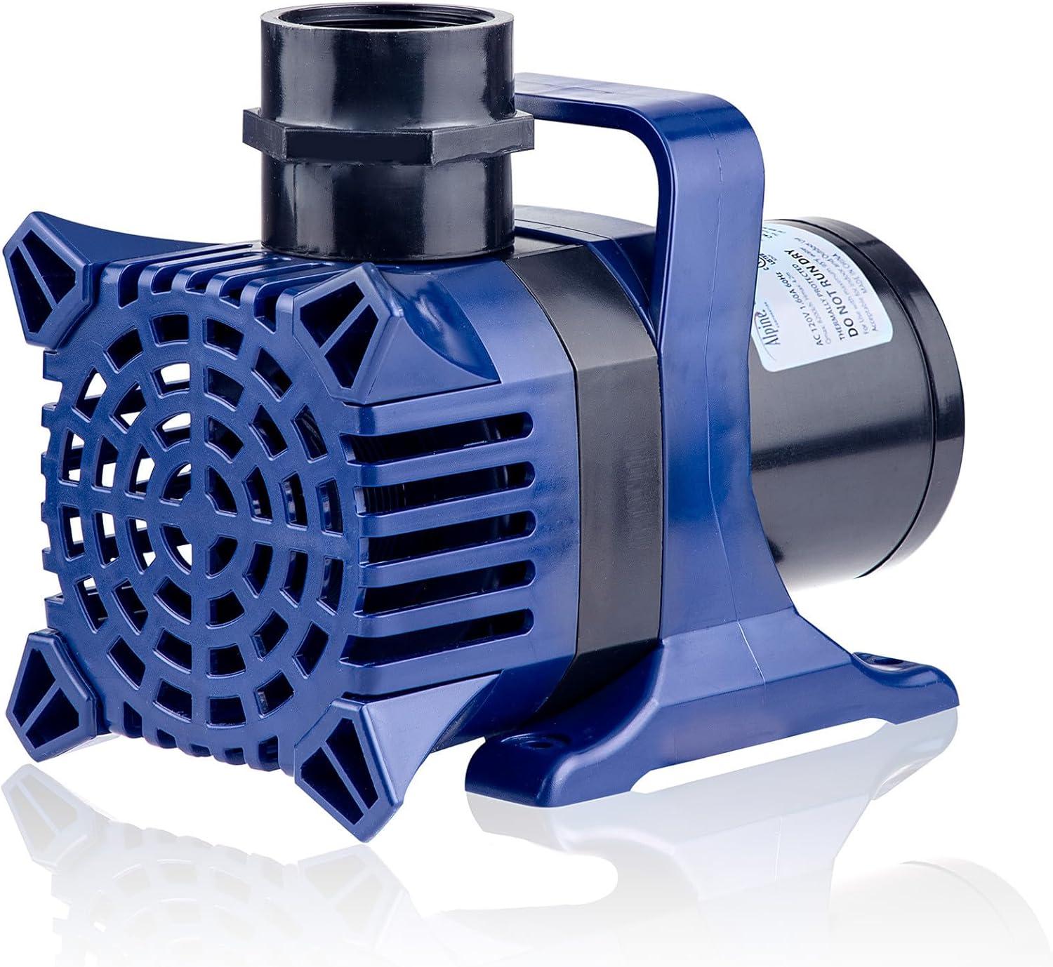 3100GPH Cyclone Pump with 33' Cord - Blue - Alpine Corporation: Submersible, Ceramic Shaft, Vortex Impeller
