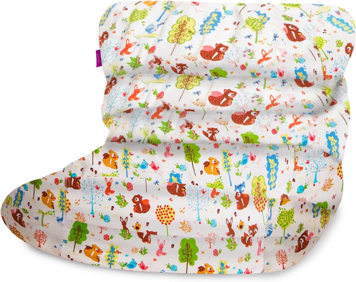 Posh Creations Bean Bag Chair Lounger Structured Seat for Kids, Teens and Adults, Comfy Chair for Gaming, Reading and Watching TV, Laguna Lounger, Multiple Colors and Fabrics