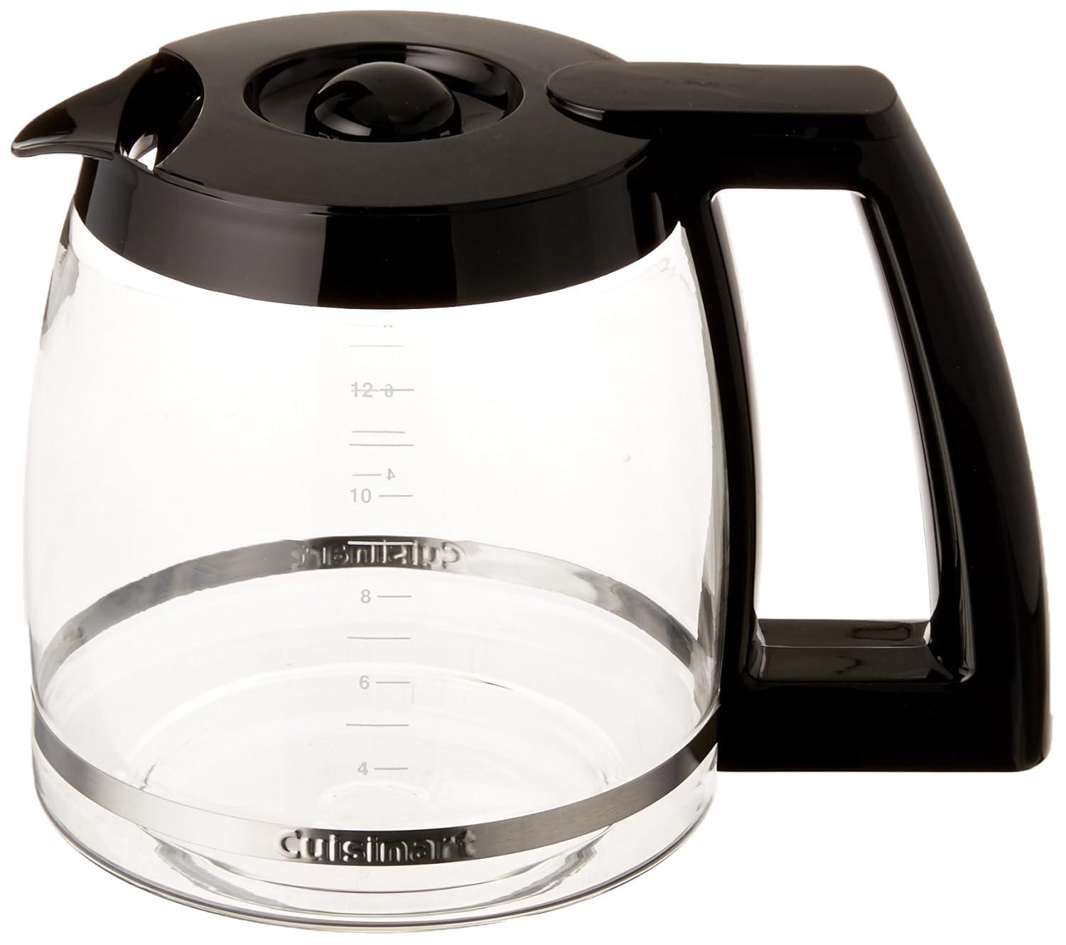 Cuisinart DCC-1200PRC 12-Cup Replacement Glass Carafe, Black
