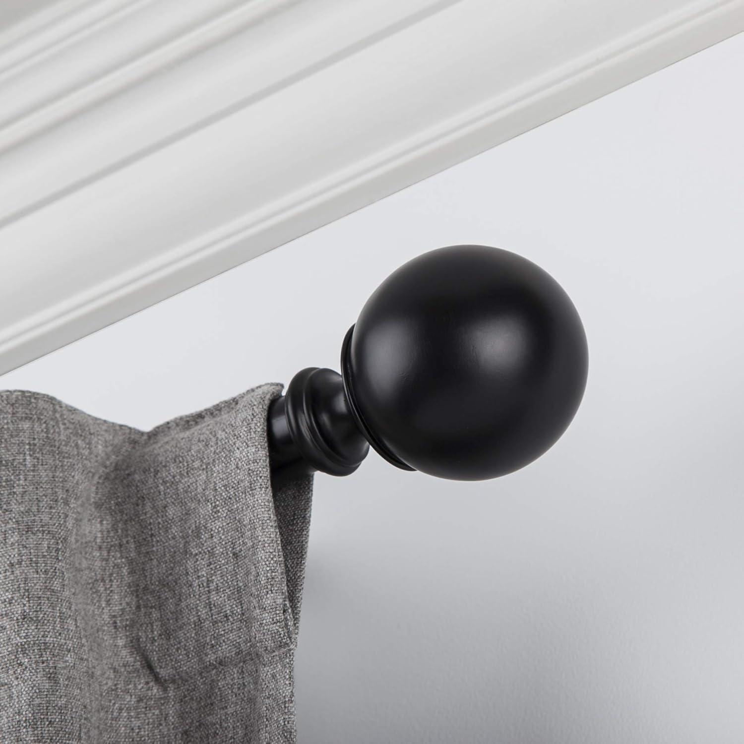 Adjustable 1" Single Curtain Rod