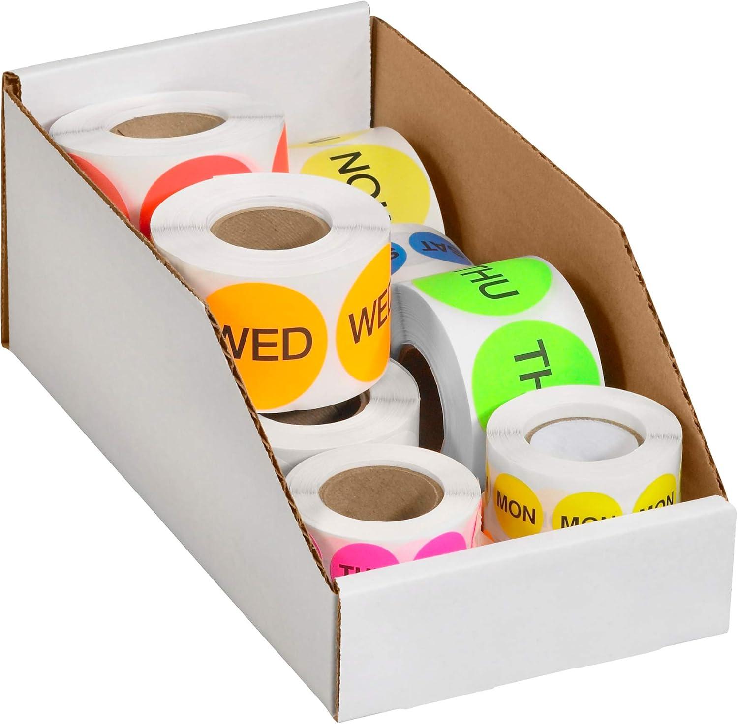 Office Depot Cajas de Almacenamiento con Tapa Abierta y Uso Estándar 12" x 6" x 4 1/2", Blanco Ostra, Caja de 50