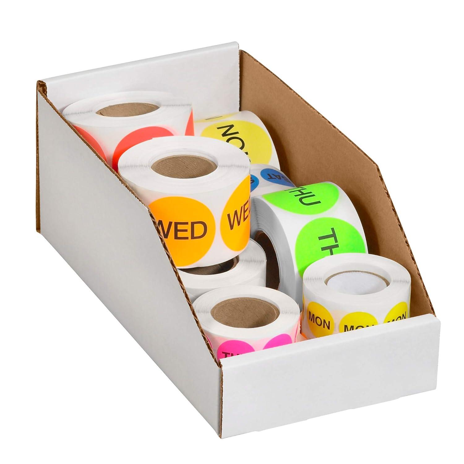 Office Depot Cajas de Almacenamiento con Tapa Abierta y Uso Estándar 12" x 6" x 4 1/2", Blanco Ostra, Caja de 50