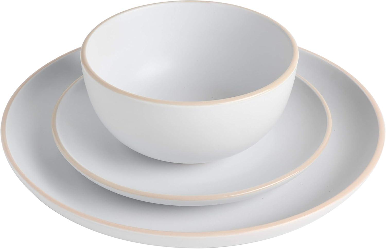 Rockaway 12 Piece Dinnerware Set