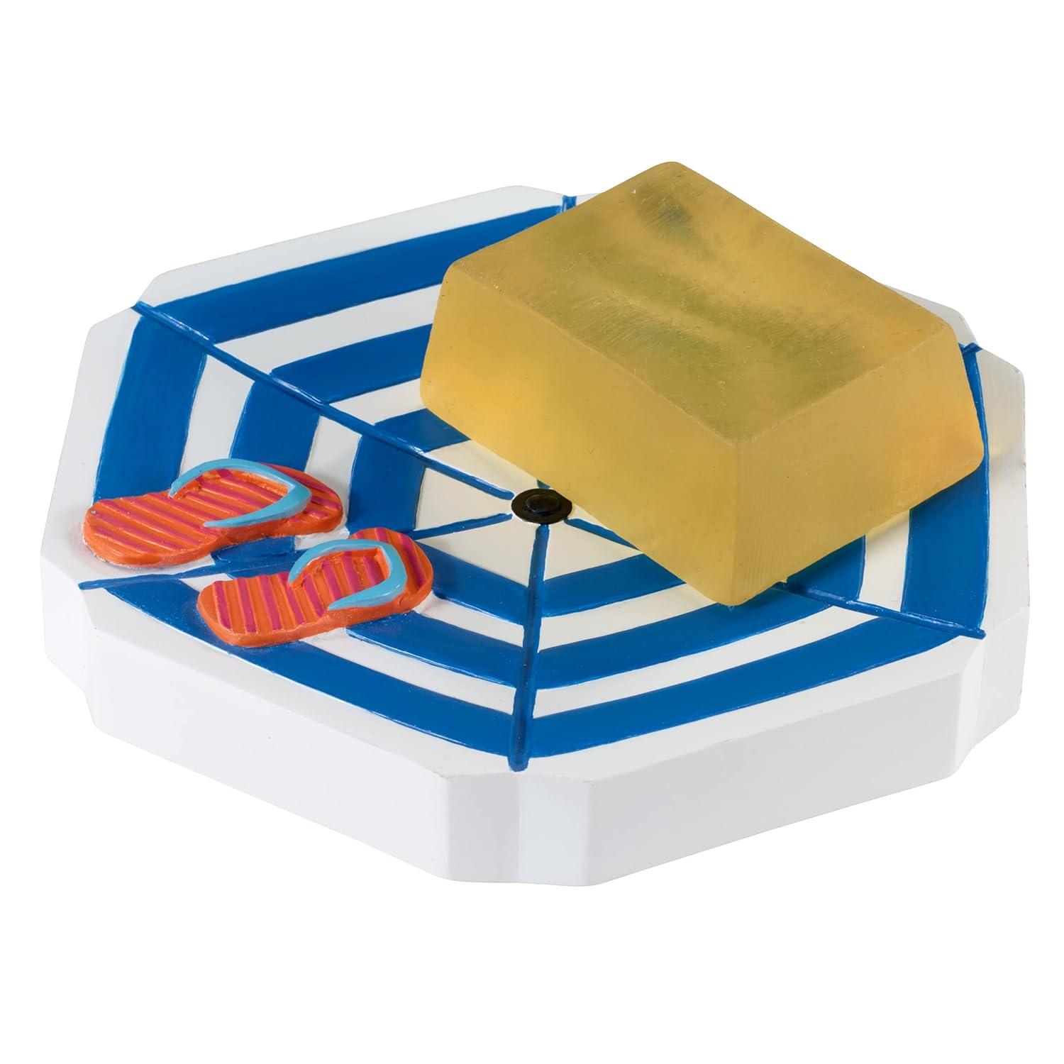 Avanti Linens - Soap Dish, Guest Bathroom Essentials, Beach Home Decor (Surf Time Collection)