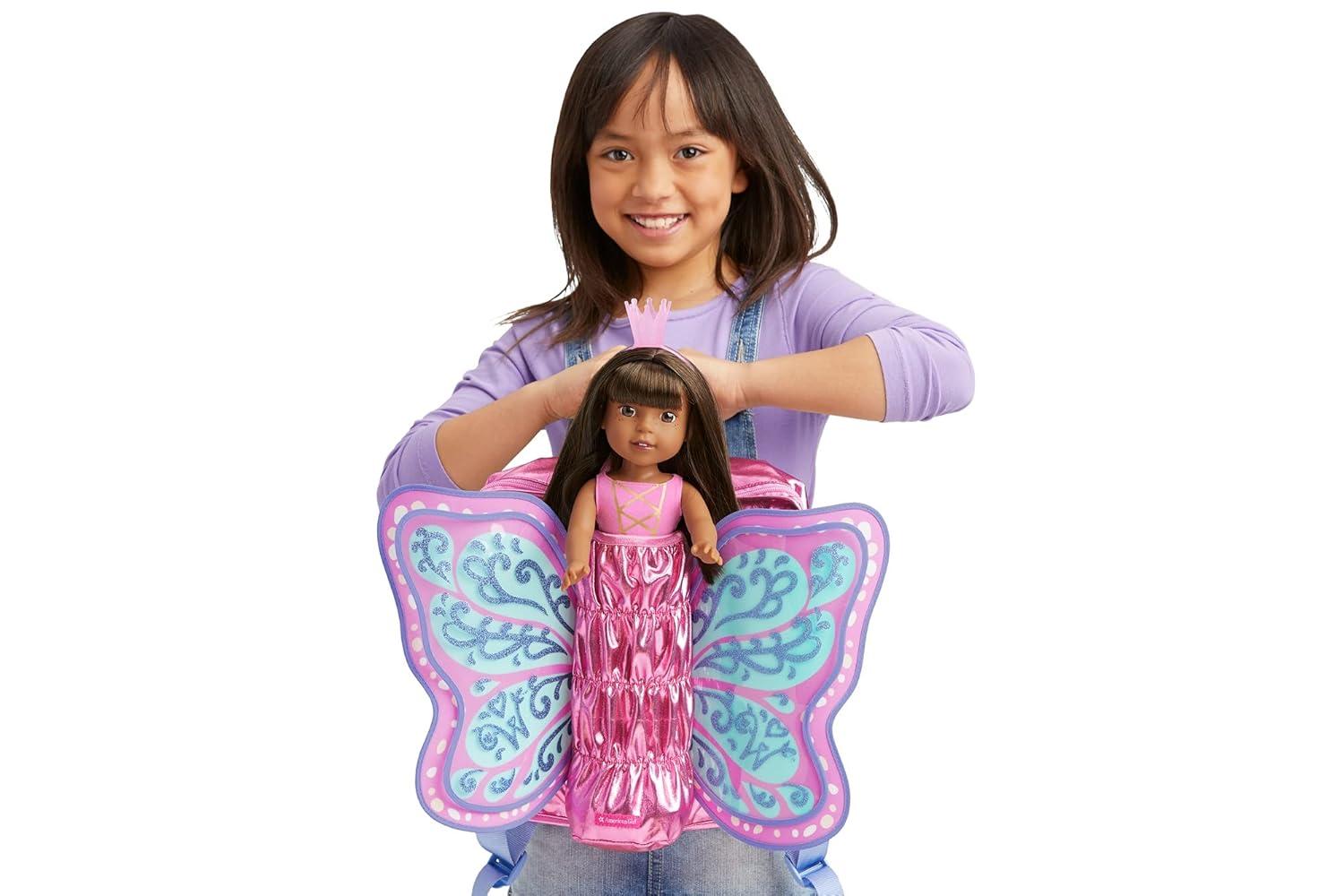 American Girl WellieWishers Pink Flutter Wings Doll Carrier for 14.5" Dolls