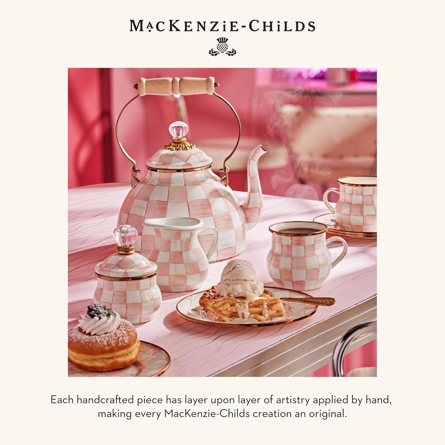 MacKenzie-Childs Rosy Check Colander