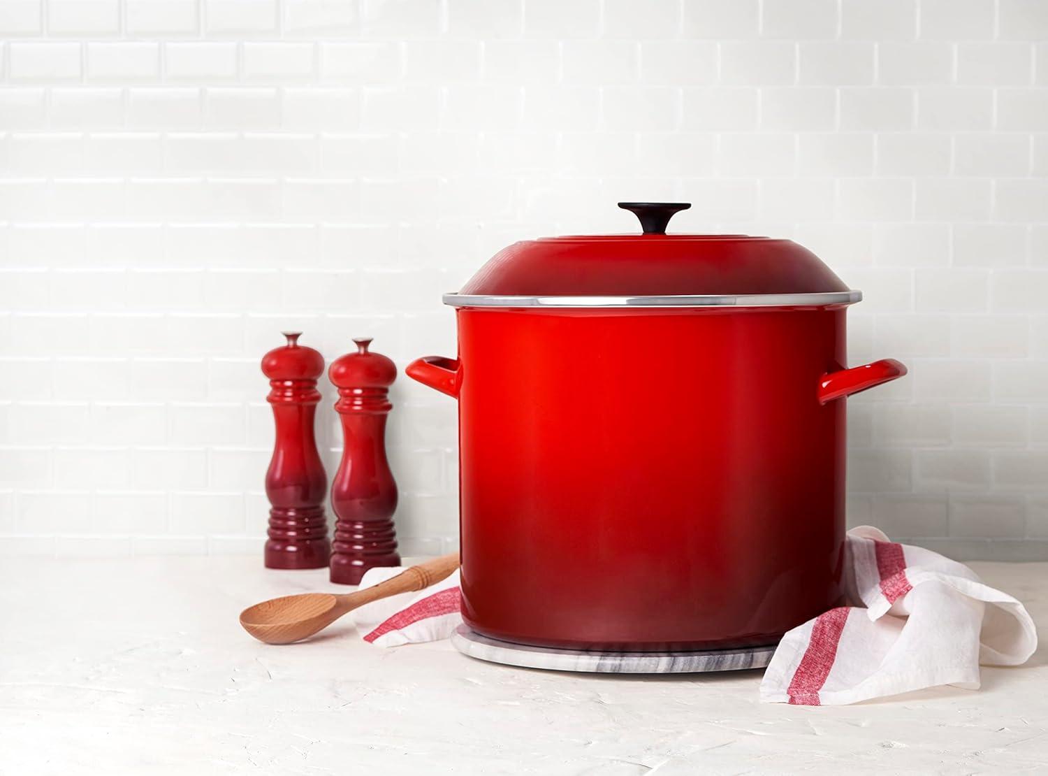 Le Creuset Enamel on Steel Stockpot with Lid