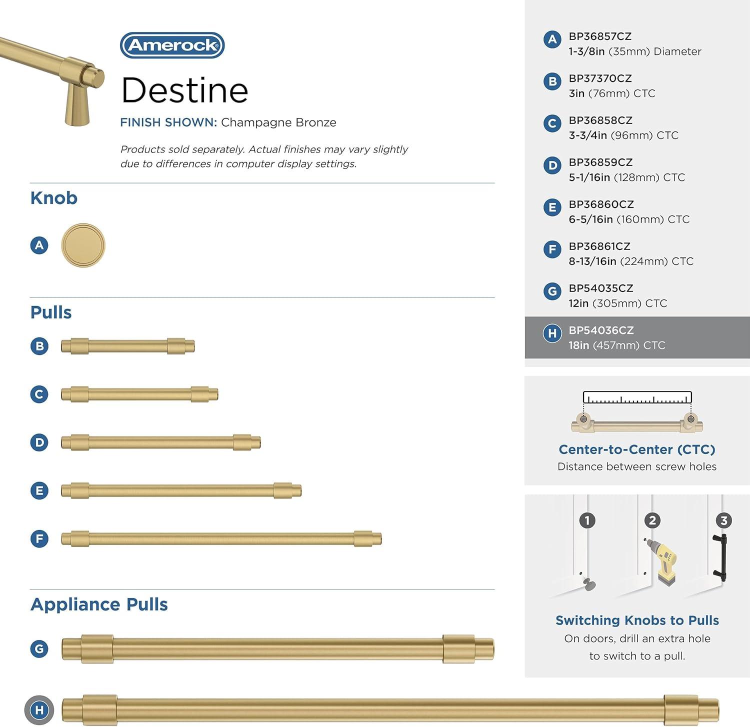 Amerock Destine Appliance Pull