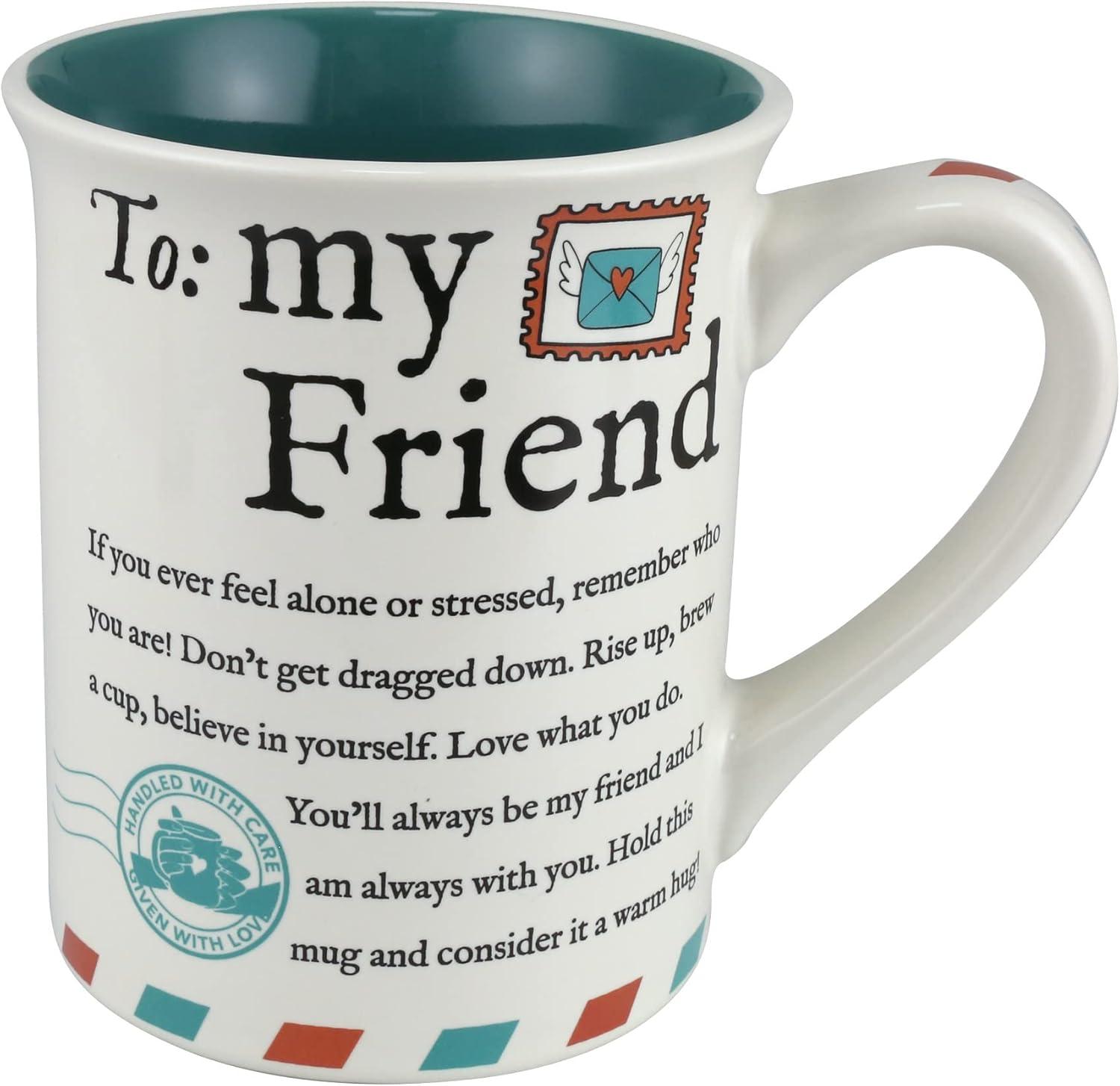 Personalized Ceramic 16 oz To My Friend Mug