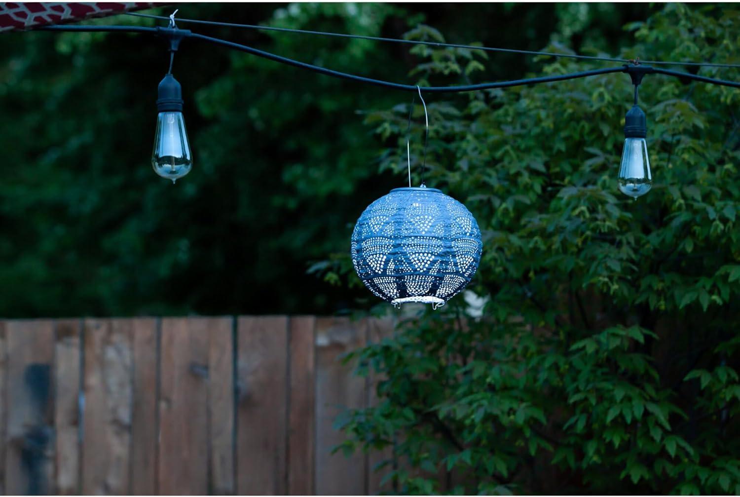 Boho Globe Solar Outdoor Lantern