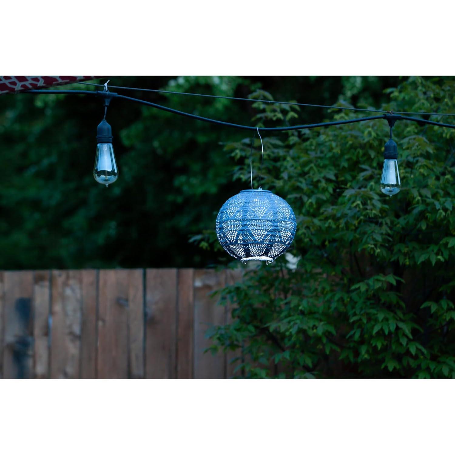 Boho Globe Solar Outdoor Lantern