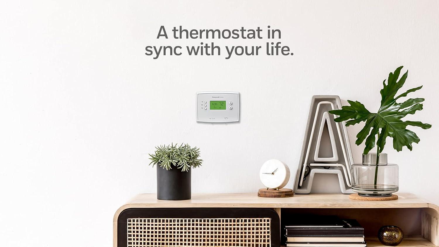 Honeywell Home Honeywell Home Smart Programmable Universally Compatible Thermostat White