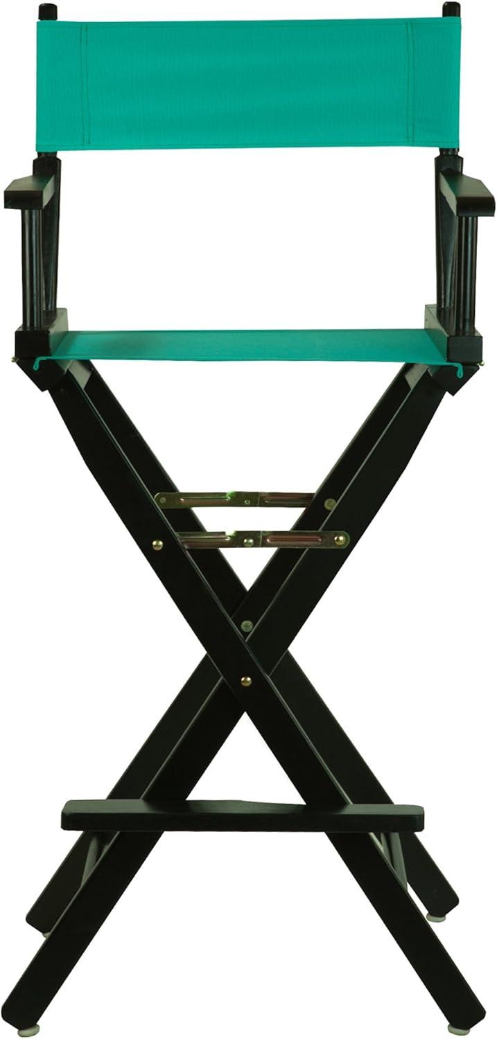 "30" Director's Chair Black Frame-Teal Canvas"