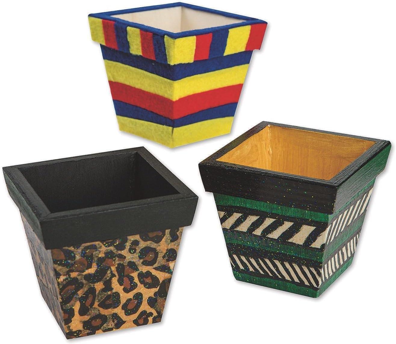 Preassembled Wood Planters (Pack of 12)