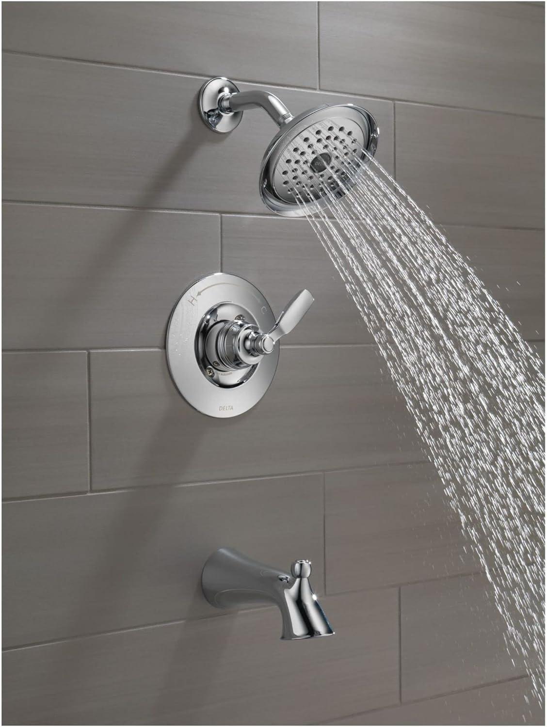 Woodhurst Pressure-Balanced Tub and Shower Faucet with Monitor