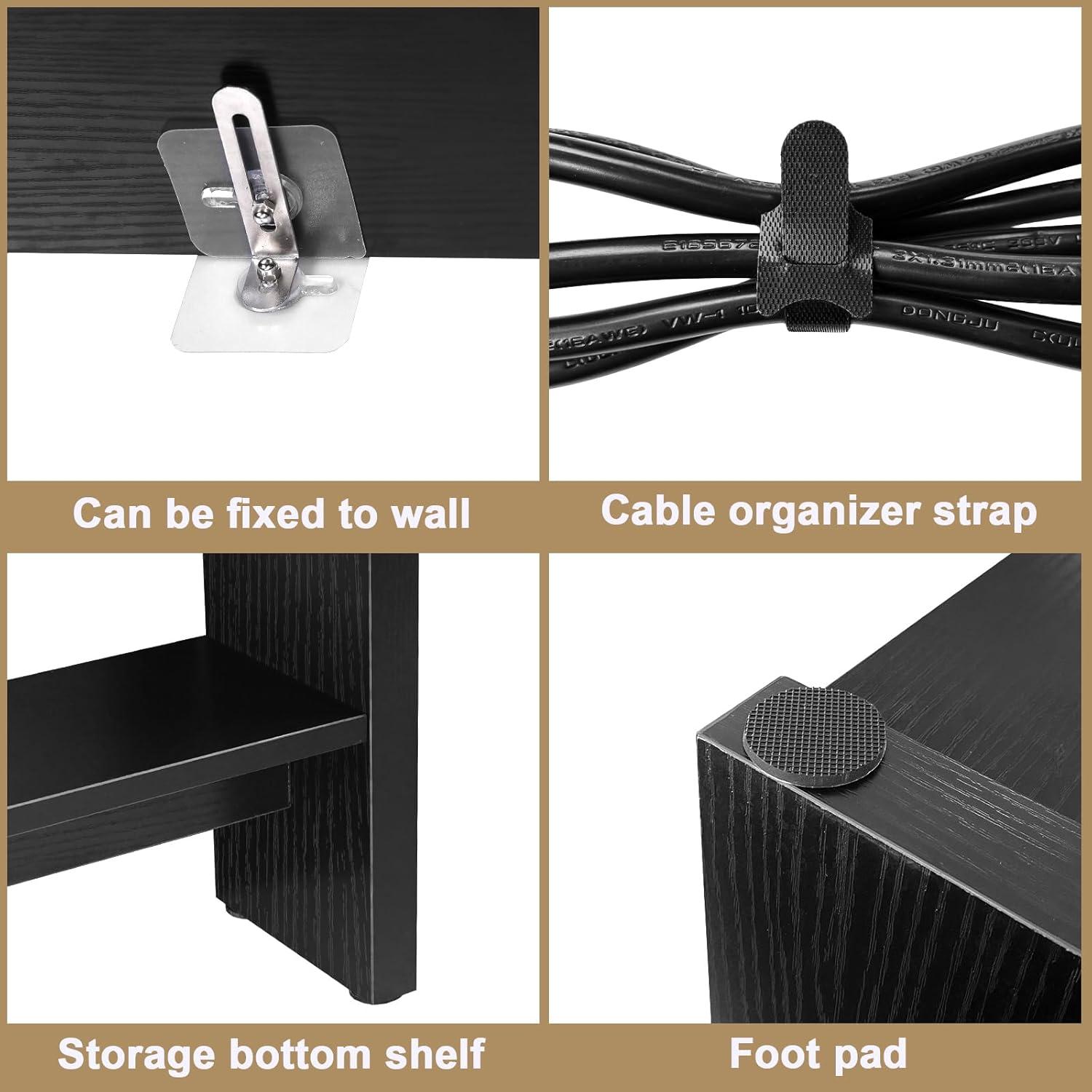 Latitude Run® Narrow Sofa Table With Sockets, USB Ports And Charging Station