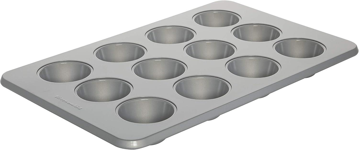 Kitchenaid Metal 0.8MM Non-slip 12 Cup Muffin Pan