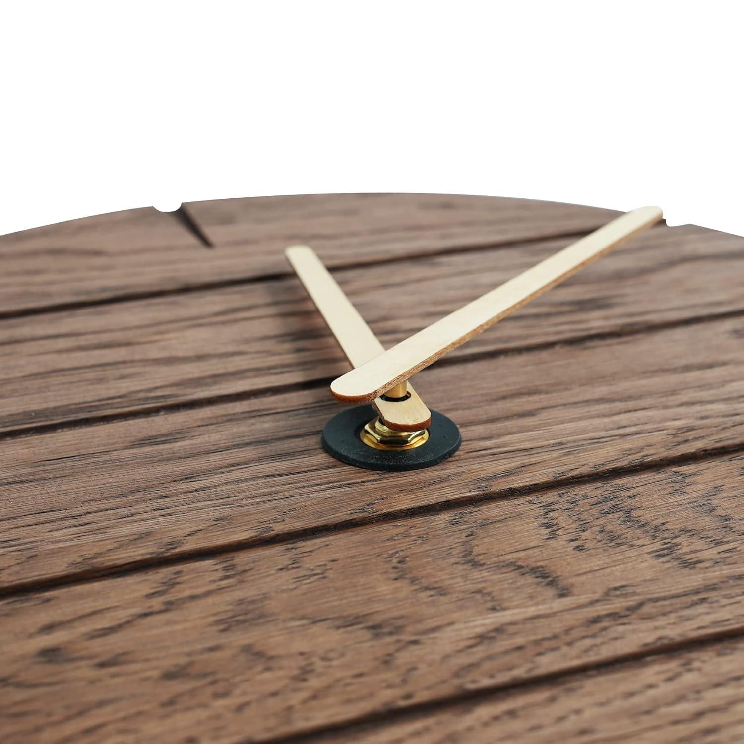 CONSDAN Wood Wall Clock
