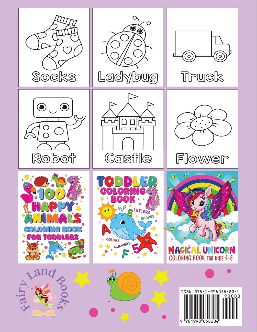 My First Big and Simple Toddler Coloring Book