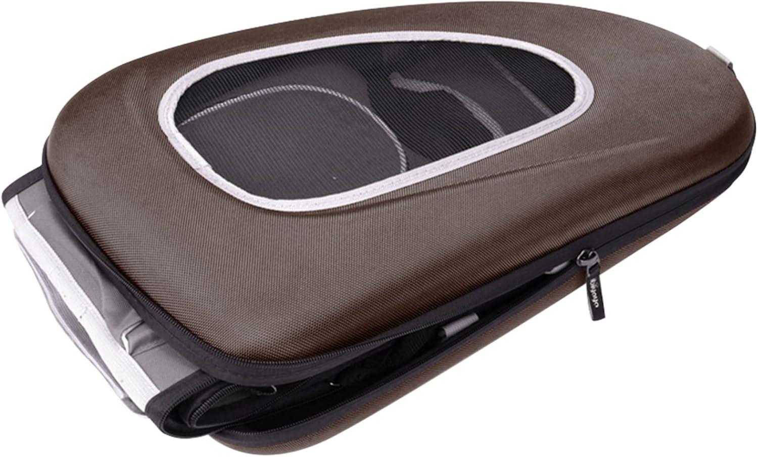 Large Brown 5-in-1 Soft Sided Pet Carrier and Stroller