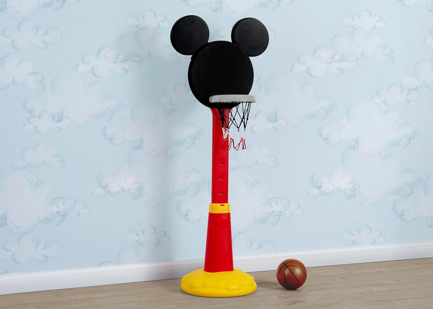 Spidey and His Amazing Friends Plastic Basketball Set by Delta Children – Includes Basketball Hoop, 1 Basketball and Ball Pump