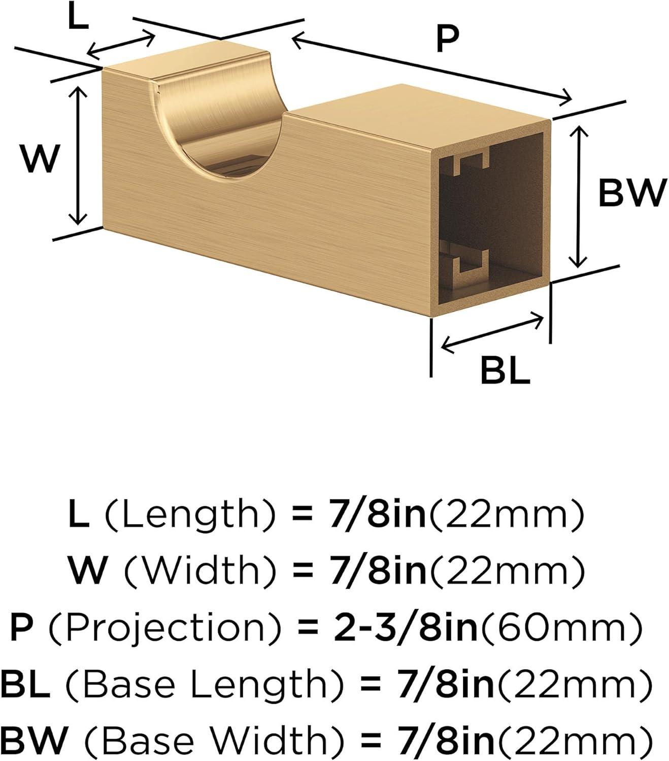 Amerock Monument Wall Mounted Towel and Robe Hook