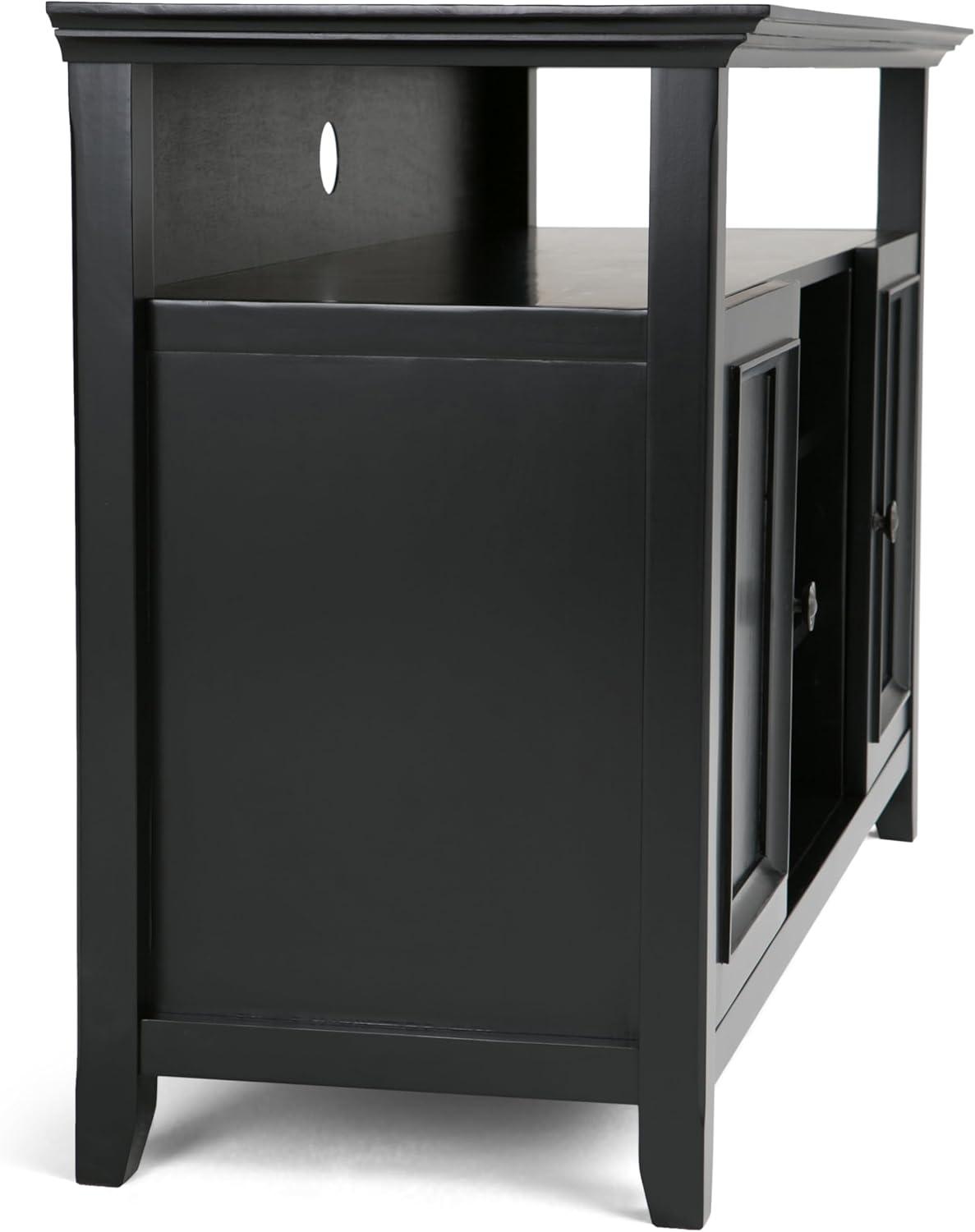 Simpli Home Amherst 54" TV Stand in Black