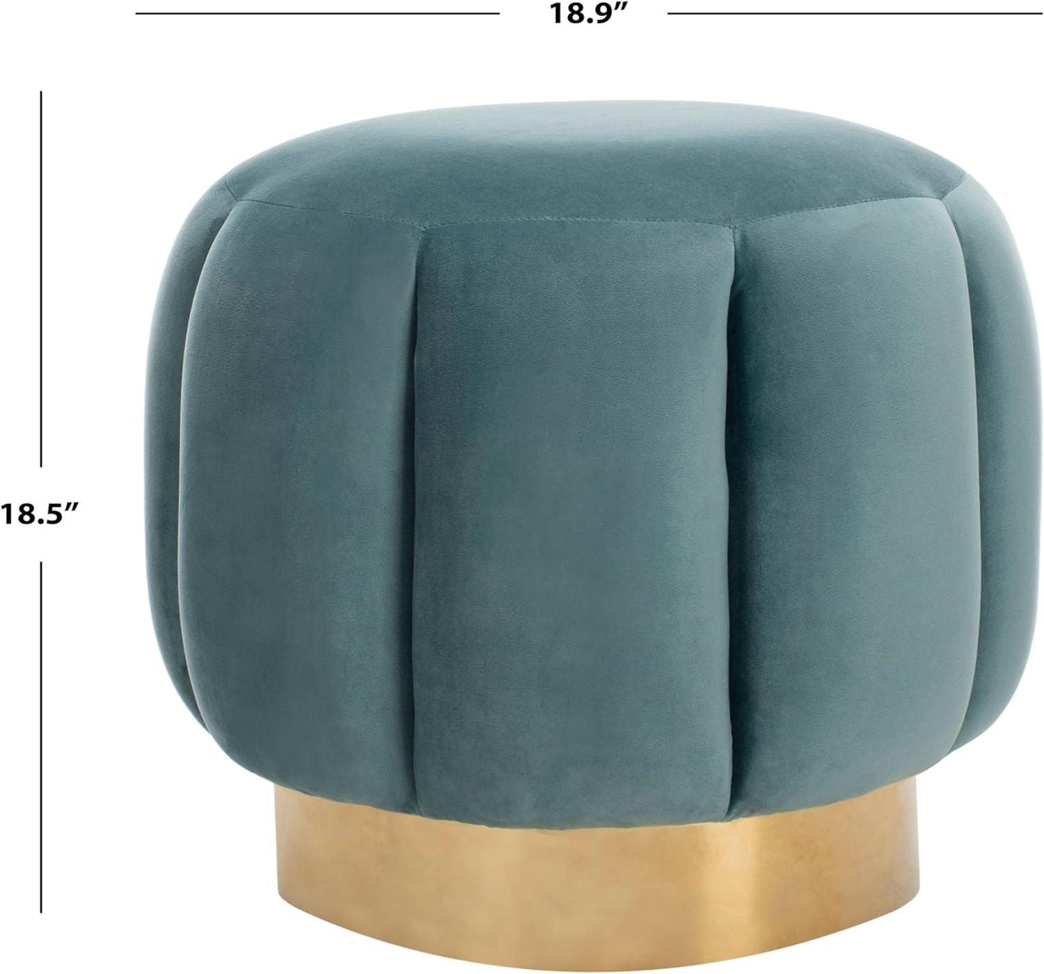 Maxine Channel Tufted Ottoman  - Safavieh