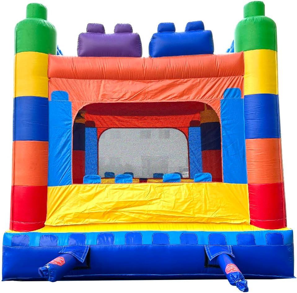 Pogo Bounce House Crossover Kids Inflatable Bounce House, No Blower