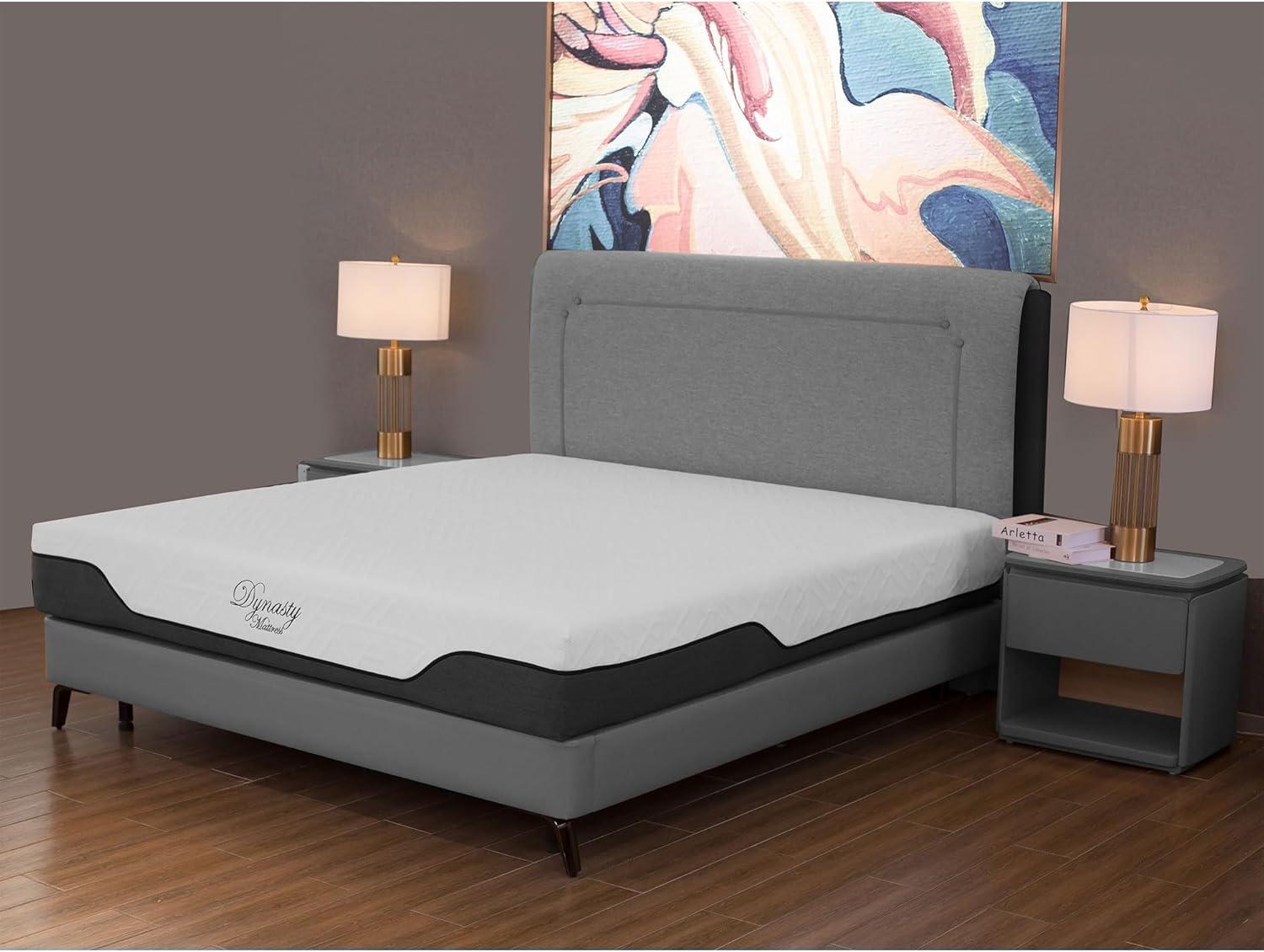 Dynasty Mattress 10'' Medium-Firm Gel Memory Foam Mattress