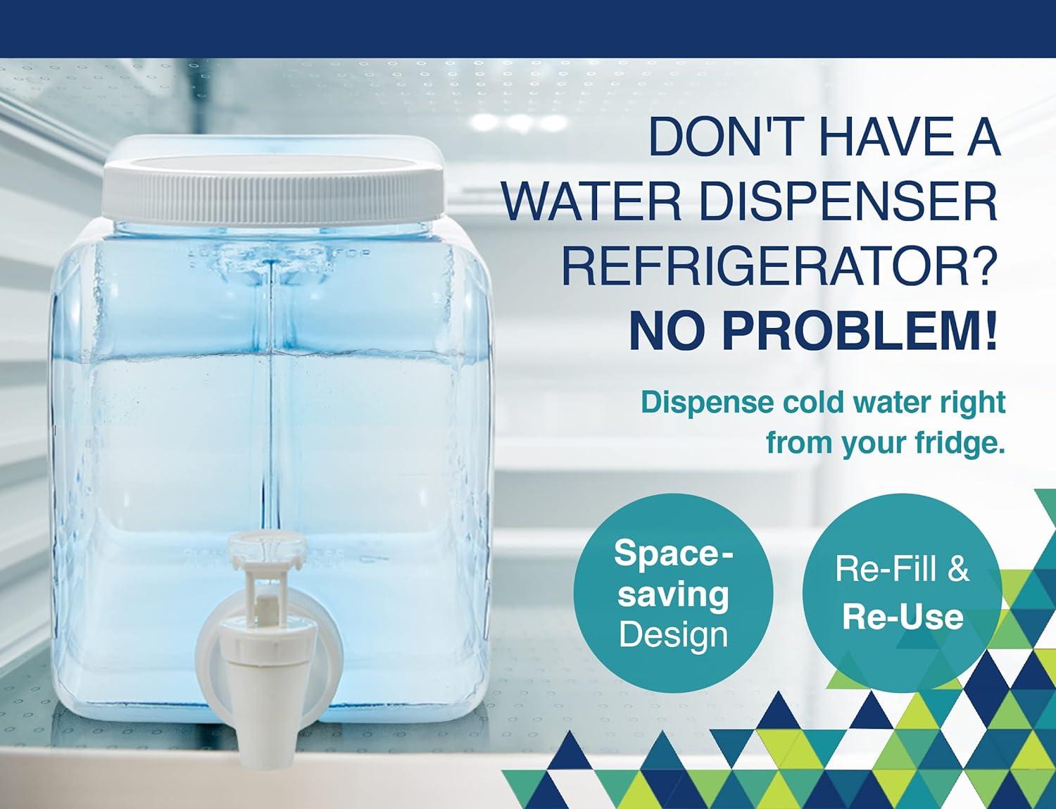 Arrow Home Products Dispensador de Agua Azul de Plástico de 5 Cuartos