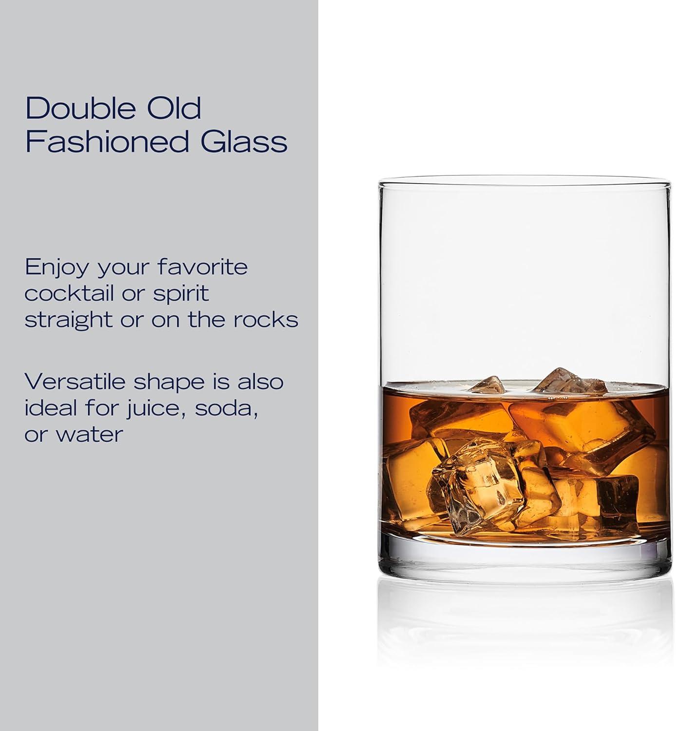 Lana 17 oz. Double Old Fashion Glasses