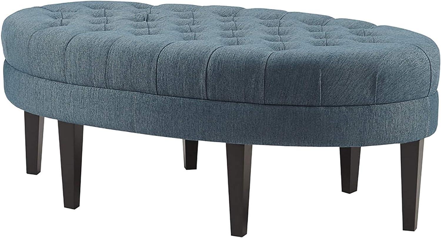 Matthew Surfboard Tufted Ottoman - Blue