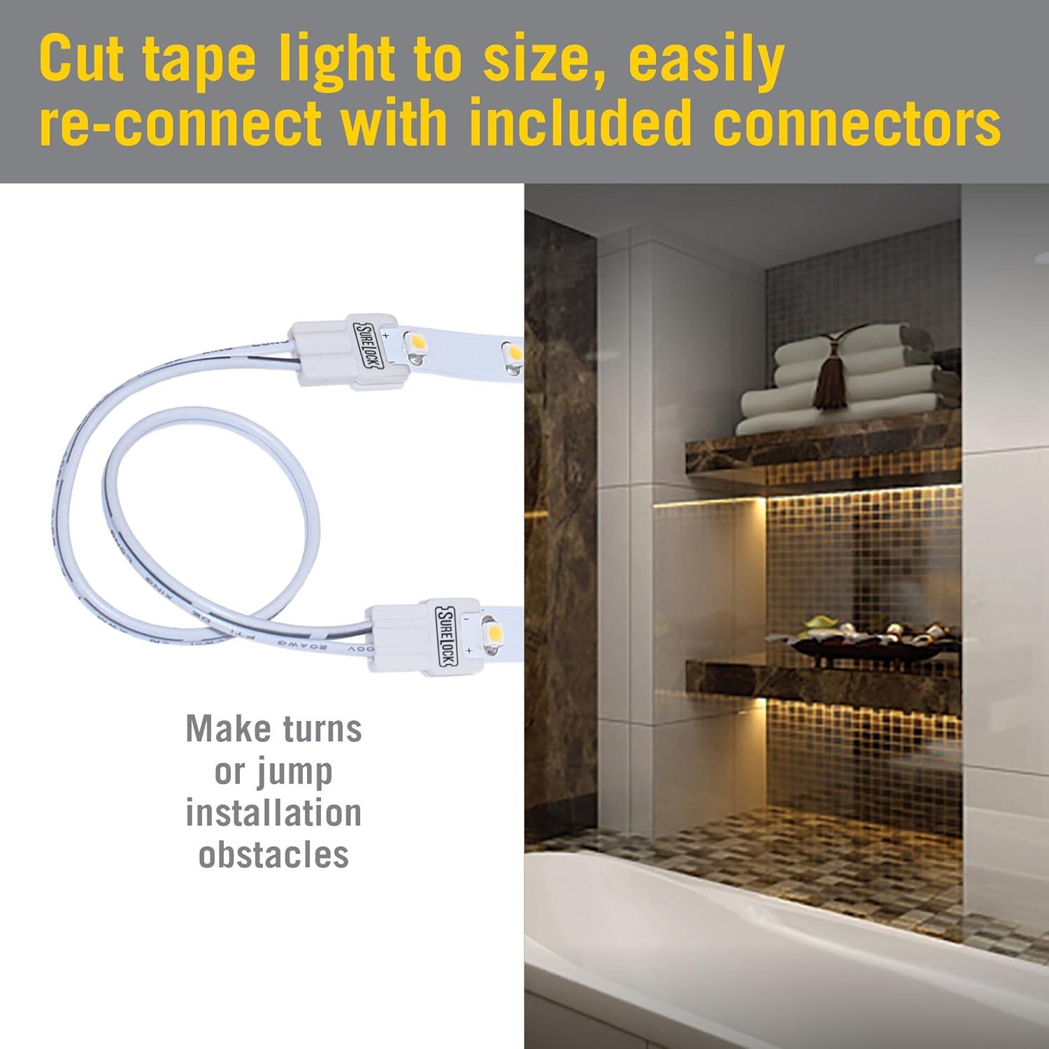 Armacost Warm White LED Tape Light Kit with Remote