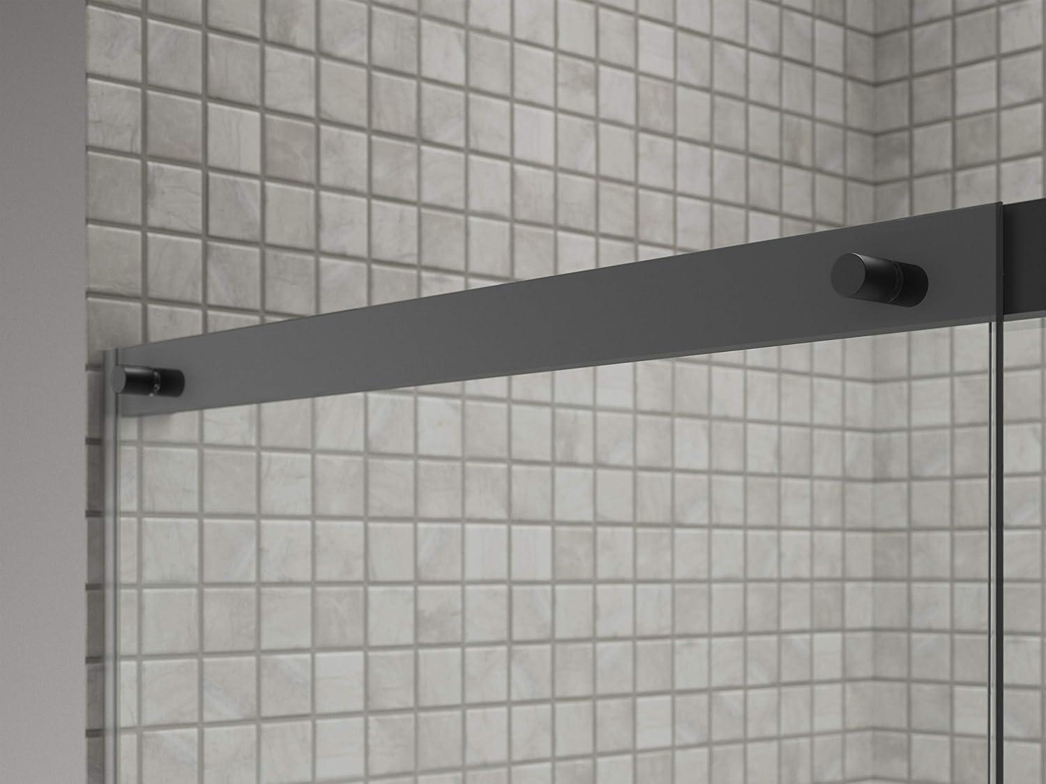 Elate Sliding Shower Door, 70-1/2-In H X 56-1/4 - 59-5/8-In W, With 1/4-In Thick Crystal Clear Glass