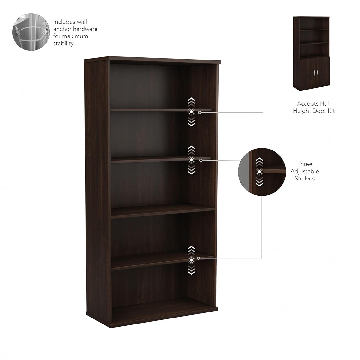 Studio C 73" H x 36" W Bookcase