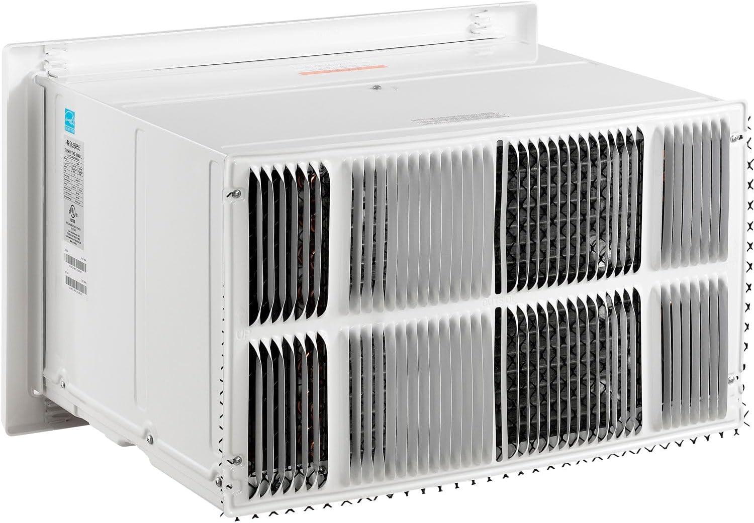 Global Industrial 292860 Wall Air Conditioner with Heat - 1230W - 230V - 12000 BTU