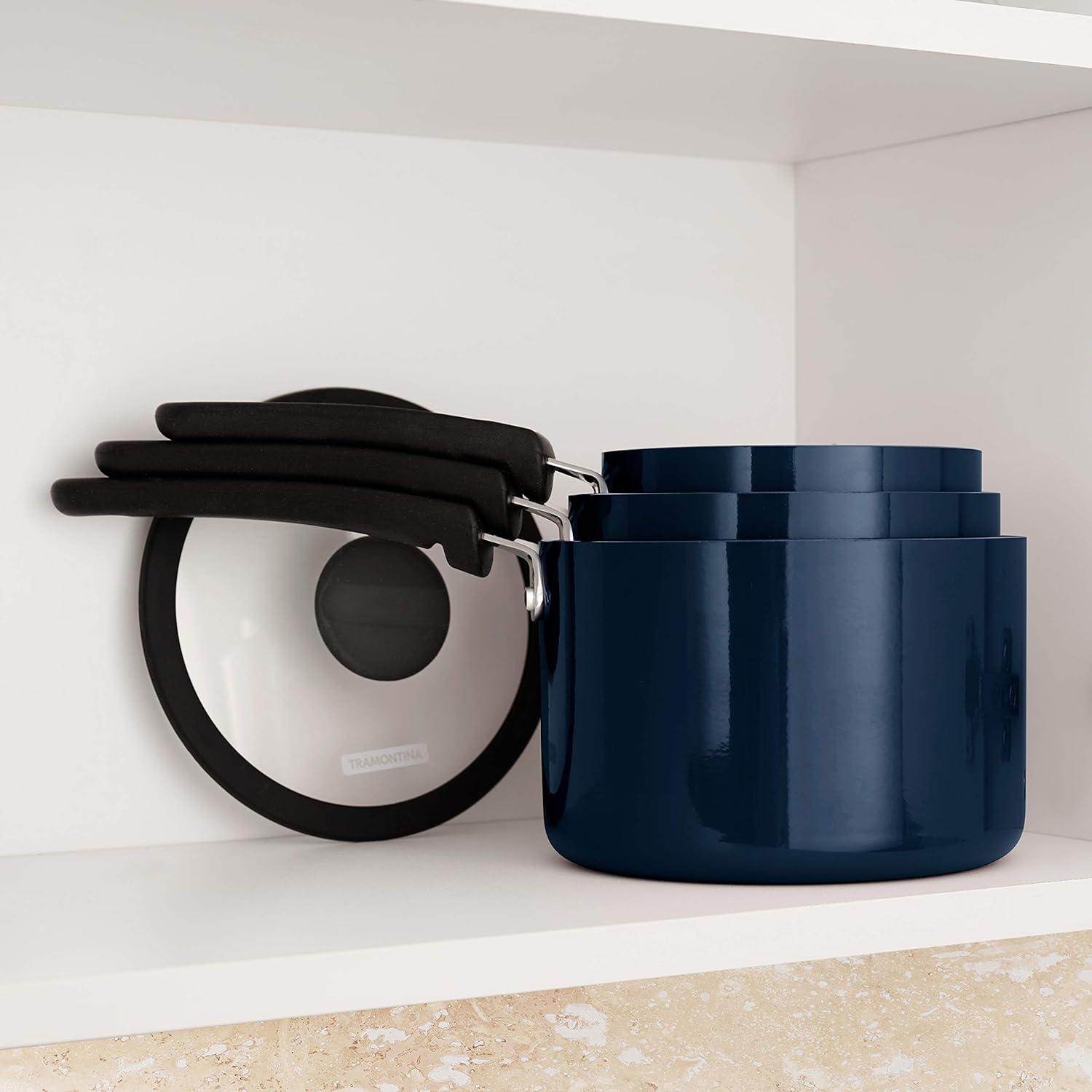 Tramontina Tramontina Aluminum Non Stick Sauce Pan 6 Pc Nesting Set