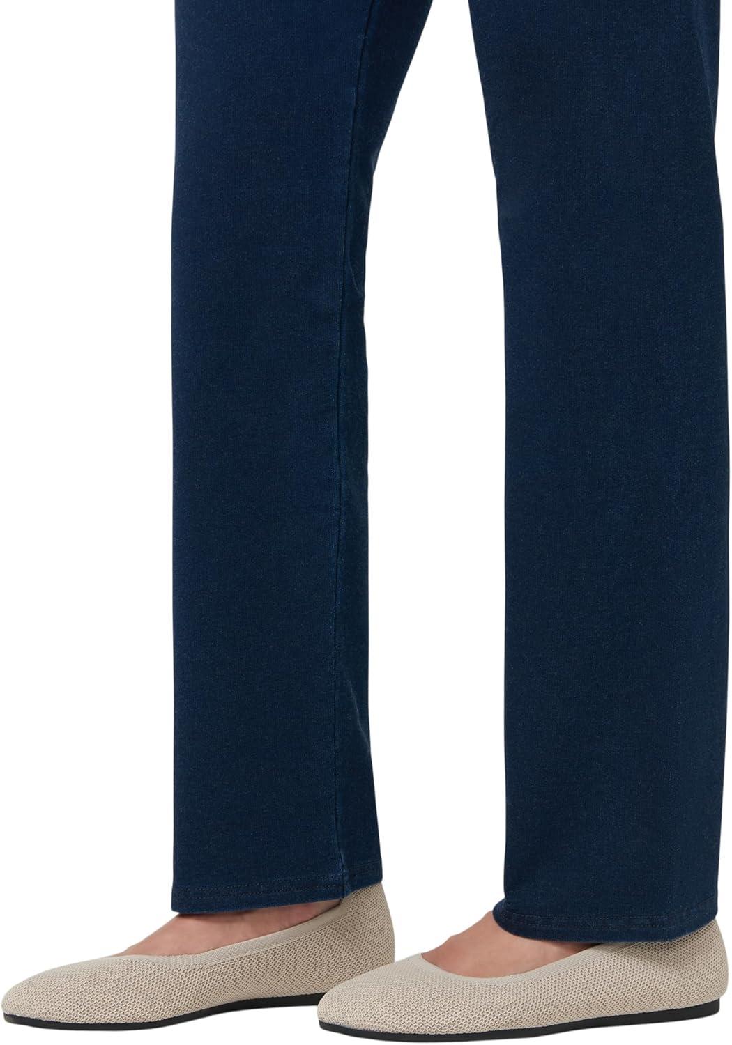 Small Dark Blue Cotton Blend High Rise Denim Leggings