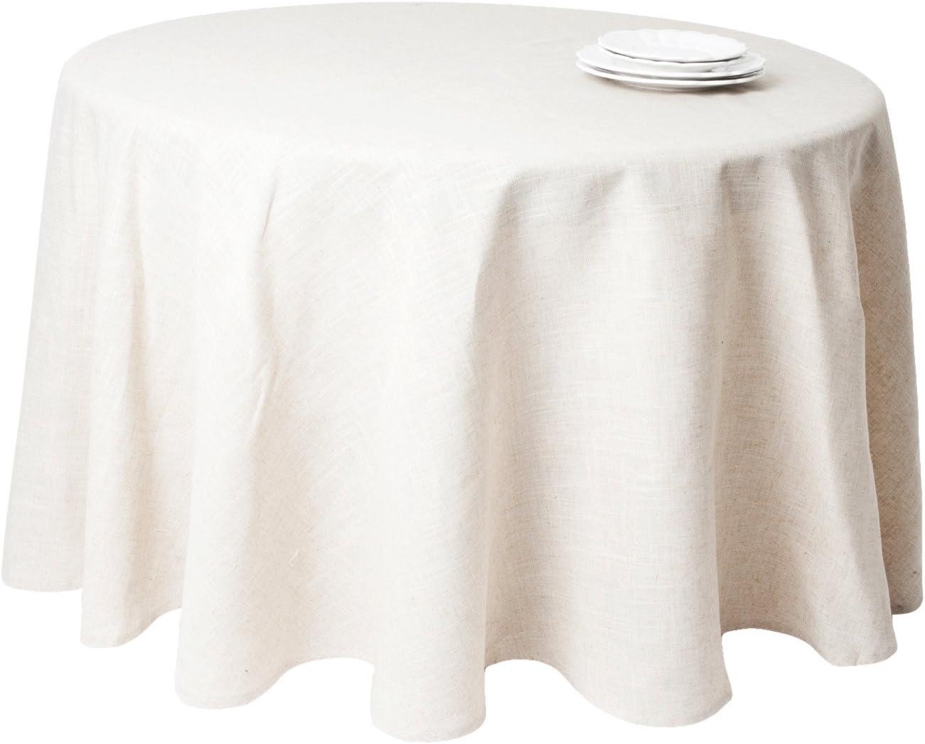 Saro Lifestyle Natural Toscana Tablecloth