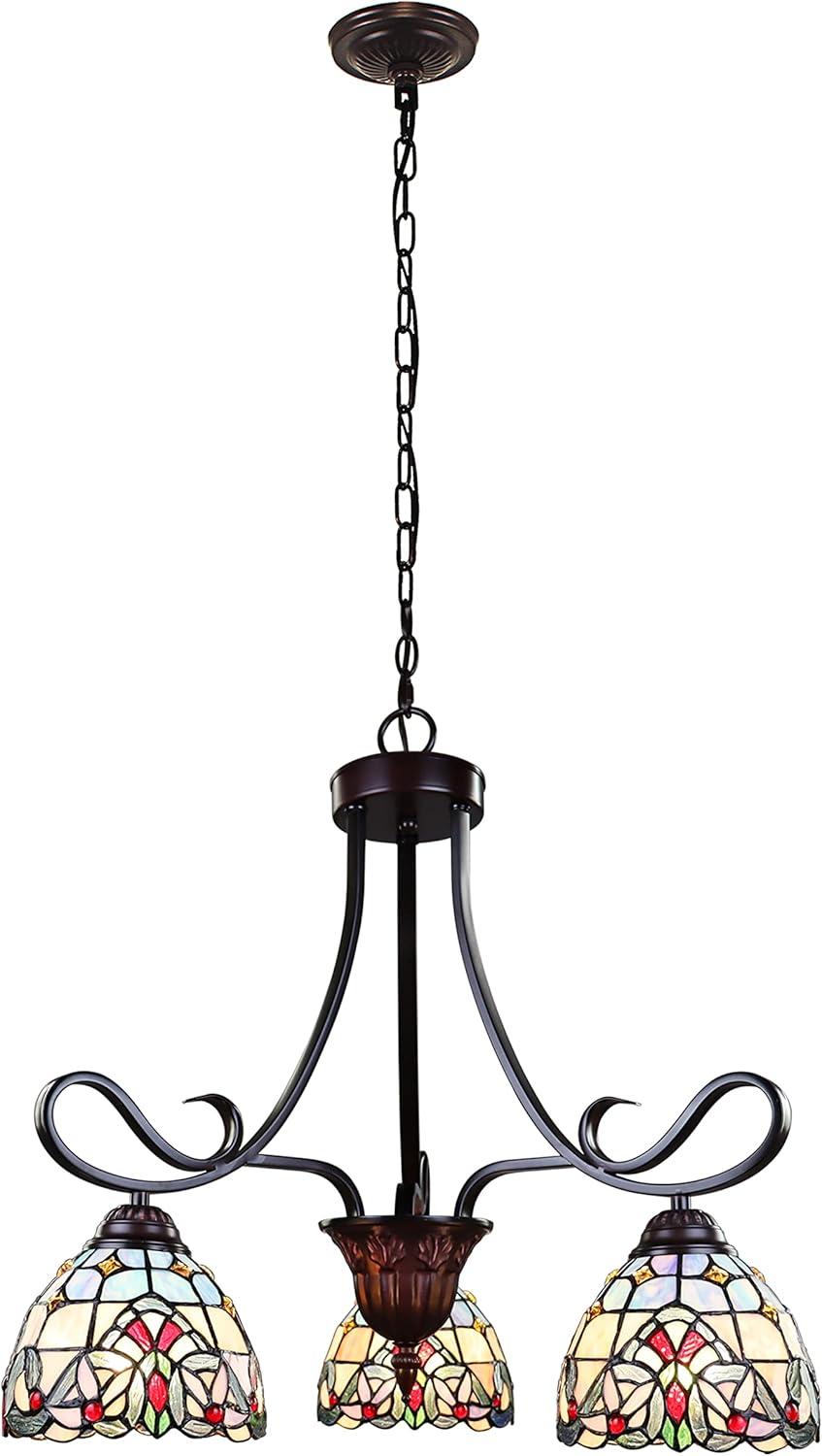 Bondi 3 - Light Glass Dimmable Classic / Traditional Chandelier