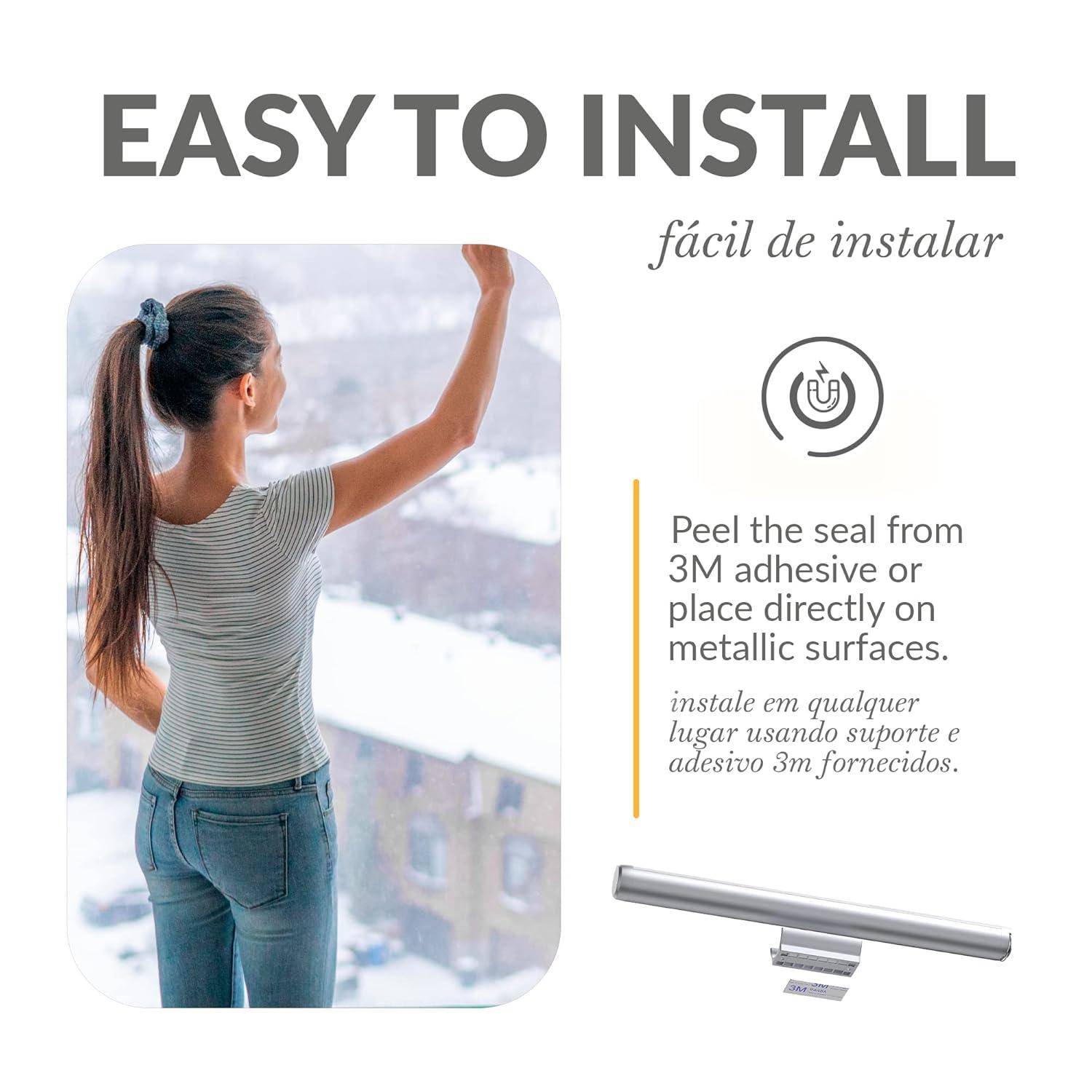 Barra de Luz con Sensor de Movimiento con Batería Recargable Moderno Armario Inalámbrico Portátil Luz momo Glow de Momo Lifestyle