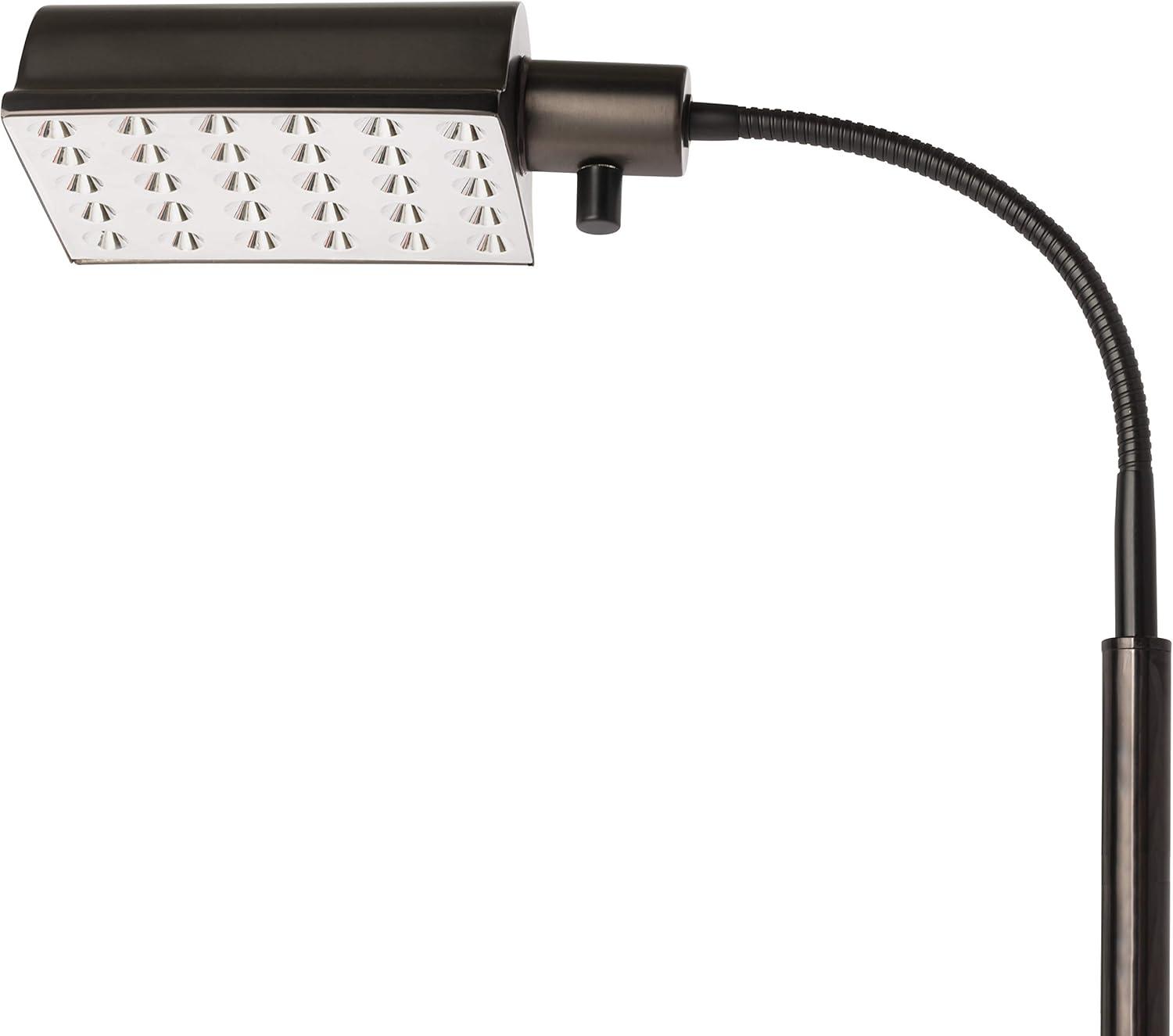 Daylight24 30-Light Traditional Floor Lamp with Brushed Nickel Shades