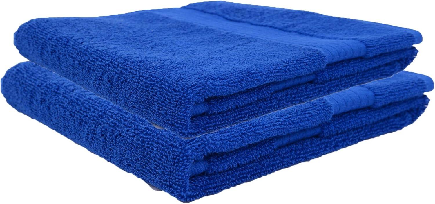 Royal Blue Oversized Cotton Face Towel Set