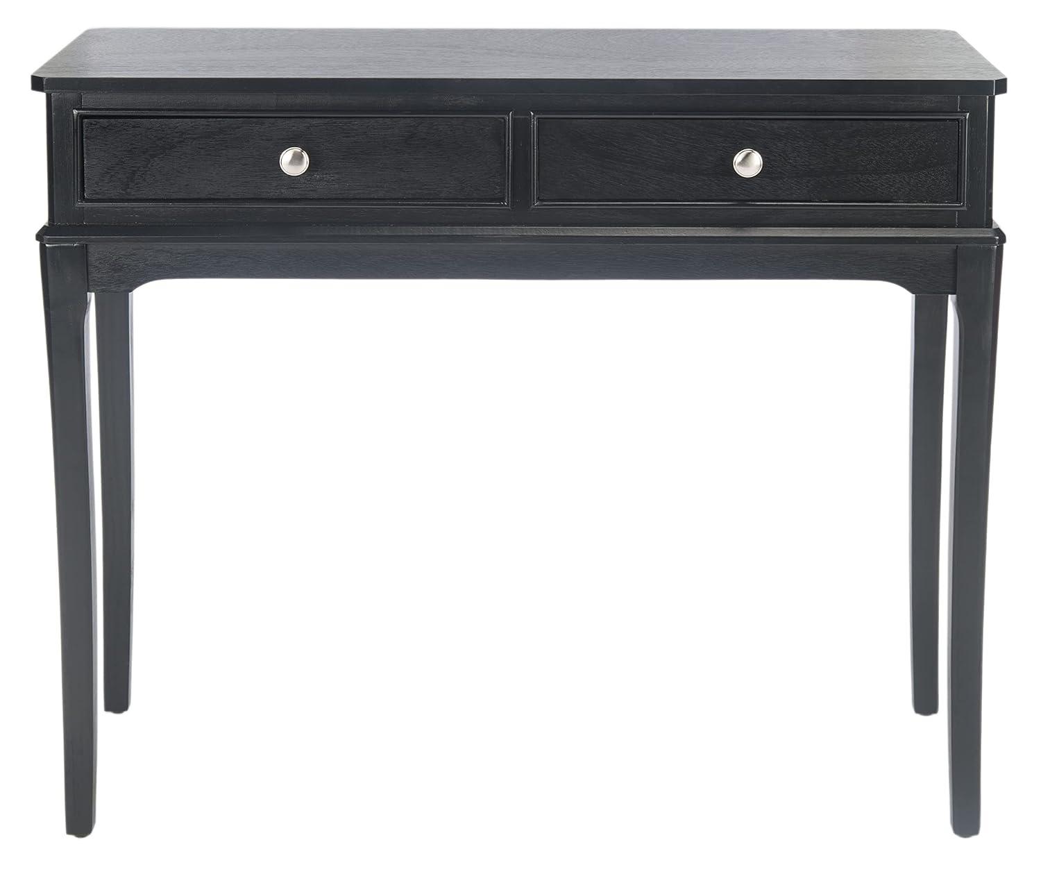 Opal 2 Drawer Console Table - CNS5726B - Black - Safavieh
