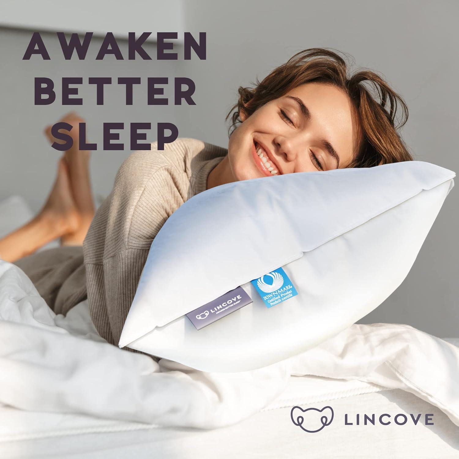 Lincove® Lincove European Down Venus Pillow - German Down, 600 Fill Power - Made in Canada
