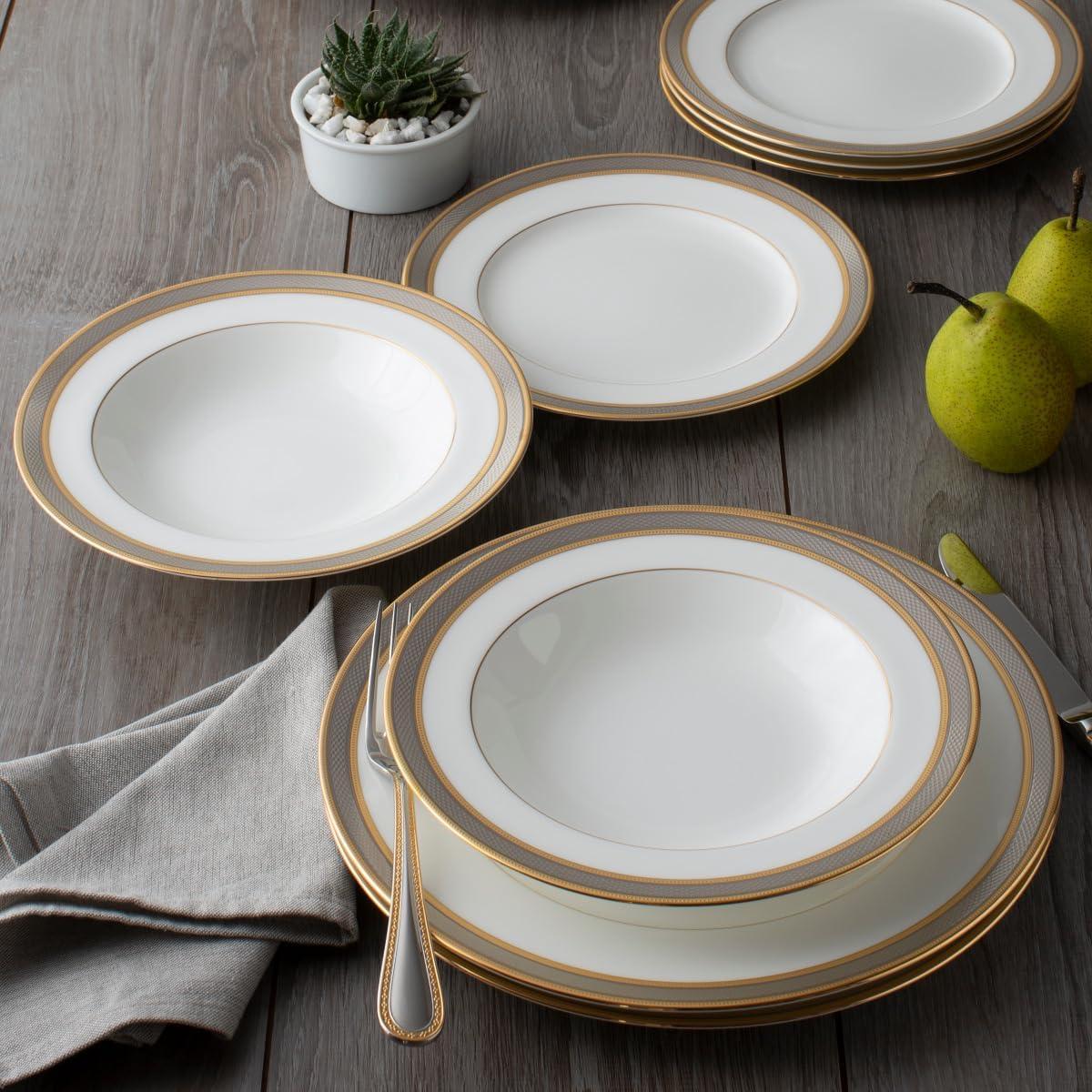 Noritake Brilliance 12-Piece Dinnerware Set, Service for 4