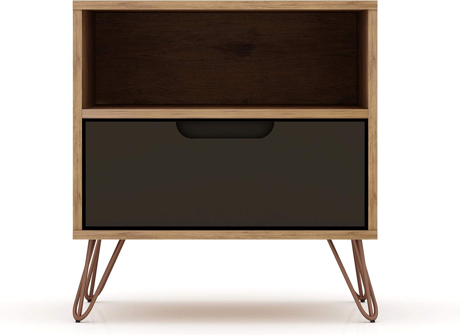 1.0 Rockefeller Nightstand - Manhattan Comfort